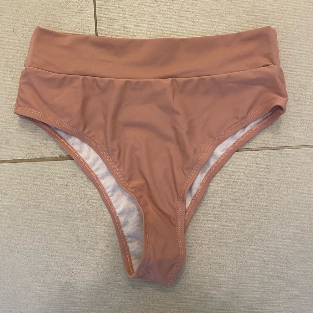 Womens dusty rose bikini bottoms medium